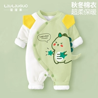 Тонкий хлопковой зеленый динозавр