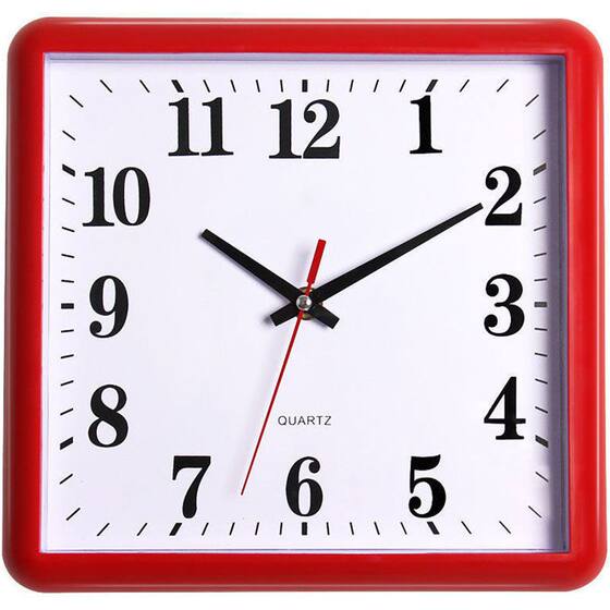 Clock for Living Room, Home Wall Clock, Wall Decoration, Children's Room, Bedroom, Rectangular Quartz Clock, Stylish and Simple Wall Clock