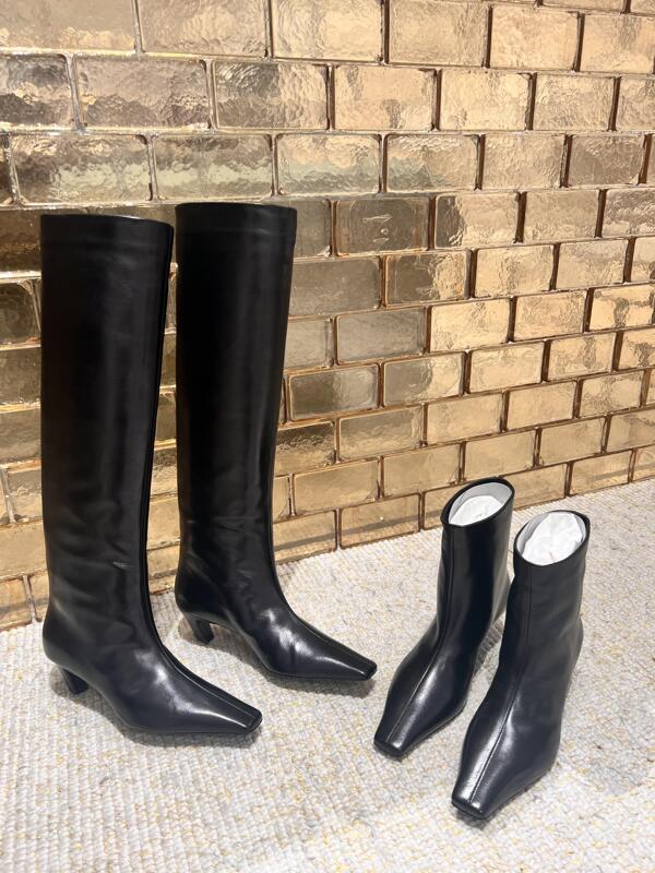 Khaite Over-The-Knee Boots 26 Autumn and Winter New Women's Knee-High Boots Kitten Heel Short Boots High Boots for Women Khaite Over-The-Knee Boots 26 Autumn and Winter New Women's Knee-High Boots Kitten Heel Short Boots High Boots for Women