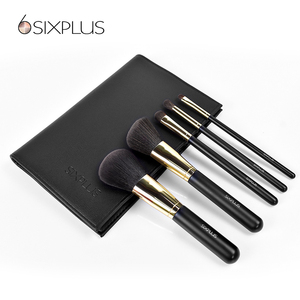 6SIXPLUS黑金系列5支化妆刷套装粉底刷眼影刷超柔软便携美妆工具
