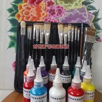 Nail art body painting brush set 6 sets of brushes acrylic oil painting art student brushes 3D color painting brushes