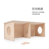 Niteangel Aite Hamster поставляет вуайерский дом Золотой шелковый медведь, спрятав дом с двумя шнурными клетками