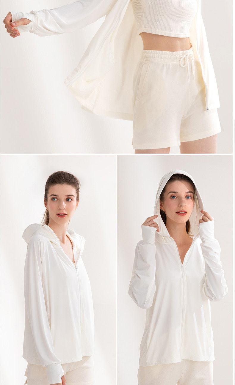 茉寻   防晒衣  冰钛科技薄冰丝防晒服   插肩款   柠檬黄【徐璐同款】   L码(适合体重110斤以下)