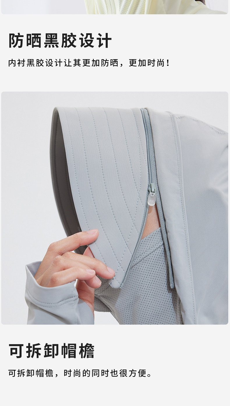 茉寻   防晒衣  冰钛科技薄冰丝防晒服   插肩款   柠檬黄【徐璐同款】   L码(适合体重110斤以下)