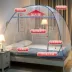 Lưới chống muỗi Yurt 1,8m giường đôi nhà miễn phí lắp đặt 1,5 mét 1,2m mã hóa dày ký túc xá giường đơn giản - Lưới chống muỗi