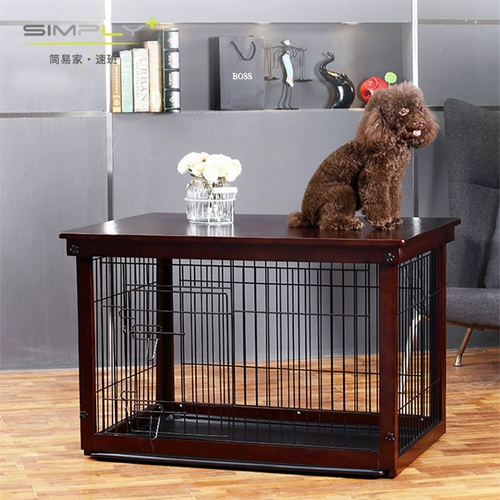 Скорость класса с твердым деревом железной клетки большая, средняя, ​​собака с высоким содержанием крытого домашнего животного, двойное, открытое кошачье собачье батон