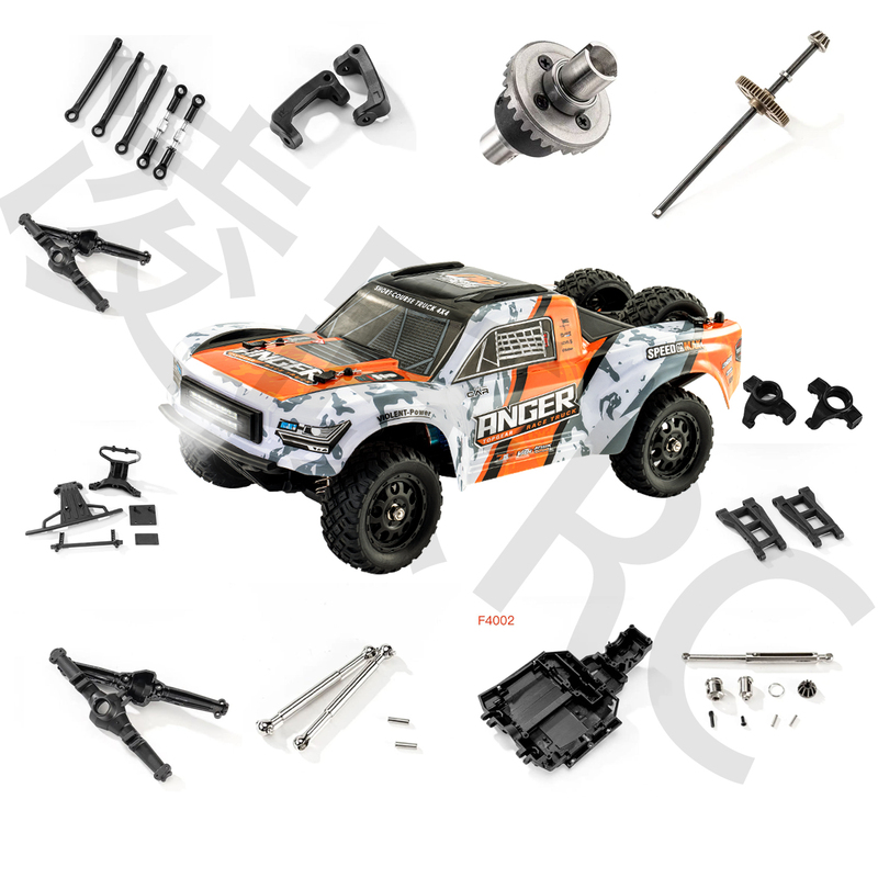 Professional Rc Haibo Star 3100A Brushless Four-Wheel Drive Short Truck Original Remote Control Car Accessories Upgrade Parts