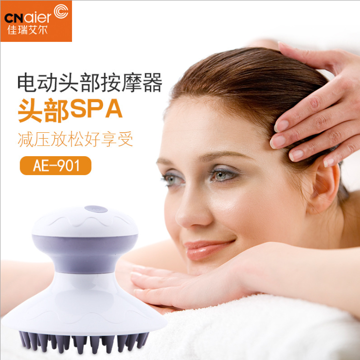 Head massager scalp octopus massager home electric kneading cervical