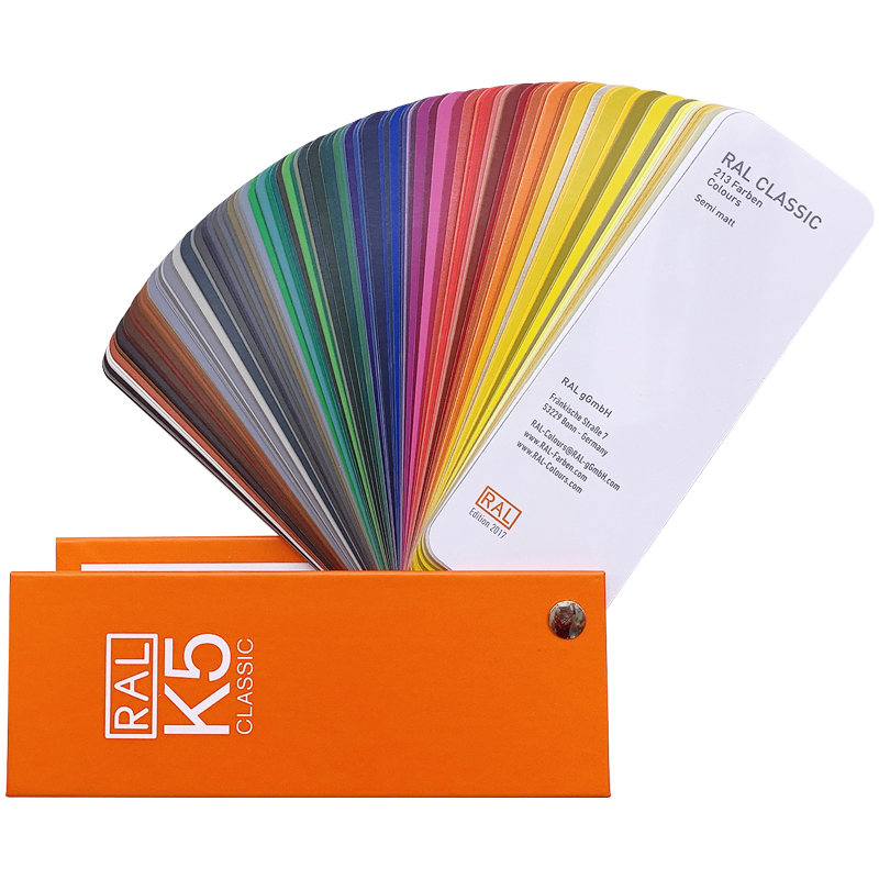 Germany RAL color card raul K5 paint coating paint metal building materials international RAL color card standard highlights semi - mat print advertising design ceramic rubber plastic packaging color palette