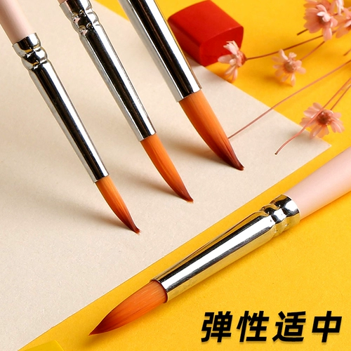 博格利诺 Акварель, мелки, кисть для письма, пигментированный комплект, гуашь, мел, профессиональный художественный лайнер для начинающих для школьников, ручная роспись