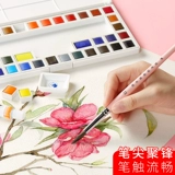 Акварель, кисть, комплект, гуашь с животными, мел, мелки, пигментированный художественный профессиональный лайнер для начинающих для школьников, ручная роспись