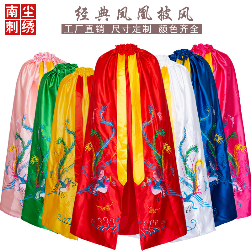 Customized 15 meters double dragon phoenix cloak bodhisattva statue clothing dragon robe Guan Gong Buddha robe 123 meters Buddha clothing