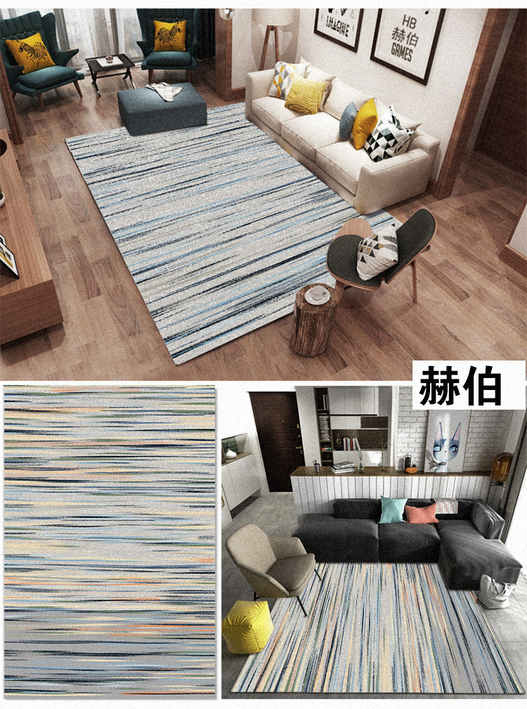 Bắc lớn phòng thảm sống bàn cà phê sofa đệm hiện đại nhỏ gọn phòng ngủ cạnh giường ngủ gia đình Mỹ chân bẩn dùng một lần của giường - Thảm thảm lót phòng ngủ