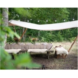 NORDISK Kari 12 Белый медведь Навес для улицы Кемпинг Вечеринка Хлопковый белый брезент в стиле ретро Kari 20