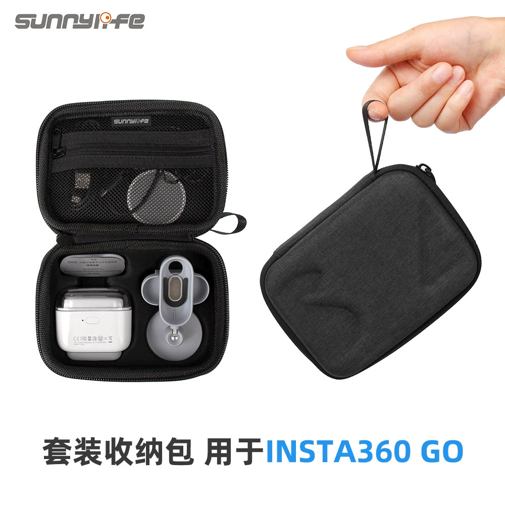 Túi đựng đồ Sunnylife insta360 go ổn định ngón tay cái máy ảnh lưu trữ túi bảo vệ hộp phụ kiện - Phụ kiện VideoCam