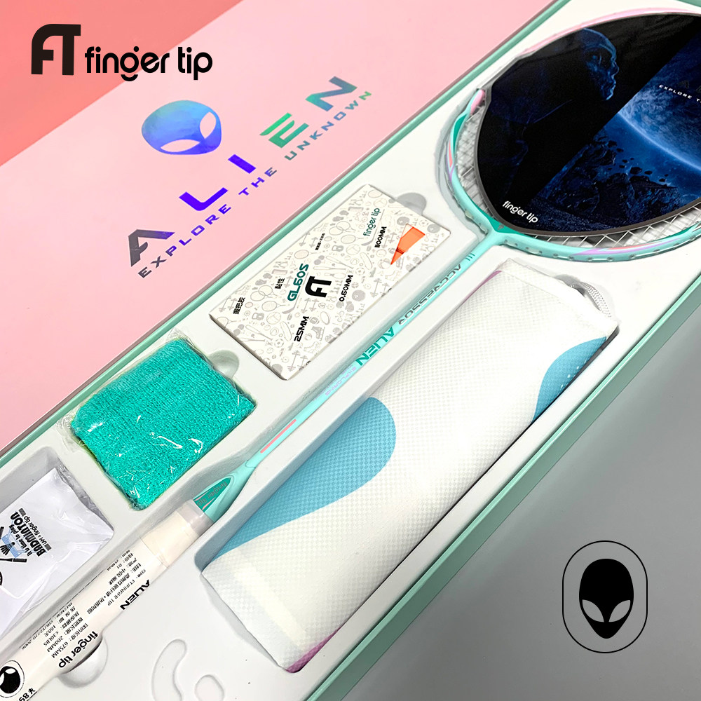 FT alien pink badminton racket full carbon ultra-light offensive 4U5U adult student gift box Ruijin recommended