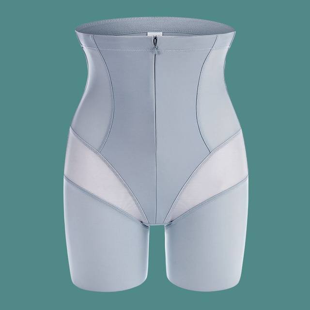 ໂສ້ງຄວບຄຸມທ້ອງ zippered, ແຂງແຮງ tummy and butt lift bottoming underwear, women's high waist shaping waist safety shaping pants waistband