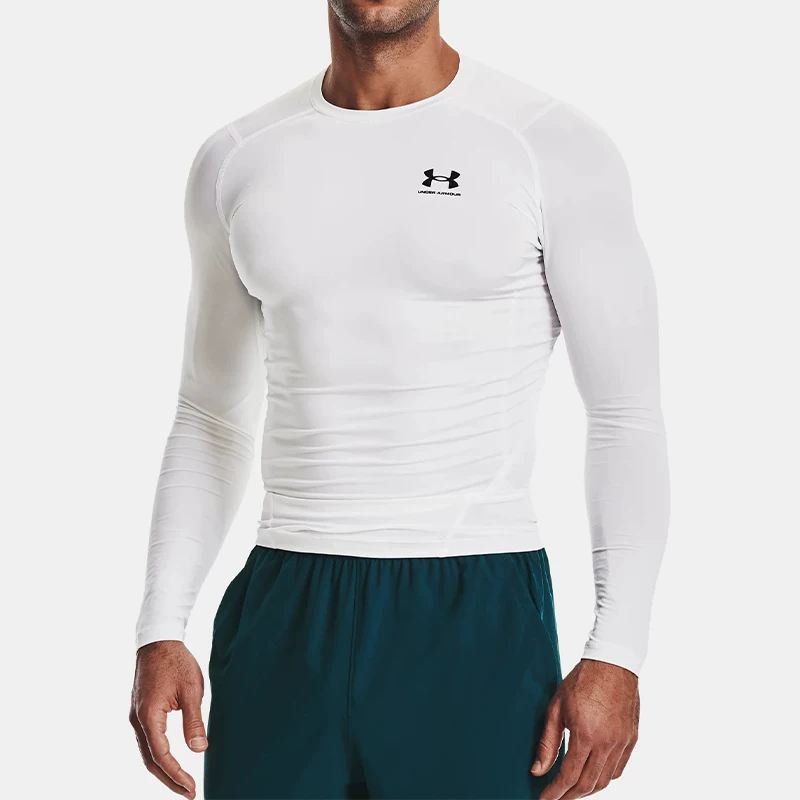 Under armour, быстросохнущая спортивная лонгслив, эластичная футболка, для бега, впитывает пот и запах, облегающая