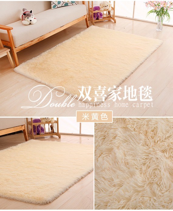 Phòng khách nhà thảm lụa phòng ngủ cạnh giường sofa hình chữ nhật có thể được tùy chỉnh phòng đầy đủ thảm - Thảm thảm simili