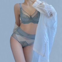 Lingerie Women Summer Thin large breasted with small full cups Large size Breast Milk Anti Drooping Upper Tothin Bra