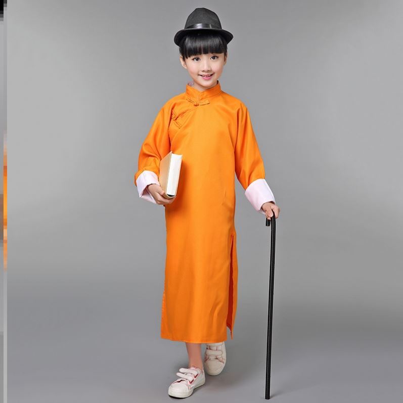 ban nhanh áo dài hiệu suất crosstalk quần áo trẻ em nam và trẻ em gái erhuguzheng chàng trai trẻ dài hạn Baomin.