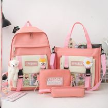 Girls school bag three to sixth grade sturdy and durable mens childrens school bag high face value one to third grade girl