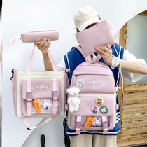 Girlsschool bags three to six grades 2021 new first grade minus negative care spine ultra-light defecating boys boys boys