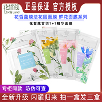 Fair nutmeg membrane garden mask shrinkable pore repair moisturizing brightness skin color compact repair woman