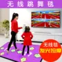 Thảm màu hồng với TV có thể chạy nhảy mat nhà gấp máy cũ đồng hồ điện - Dance pad thảm nhảy không dây