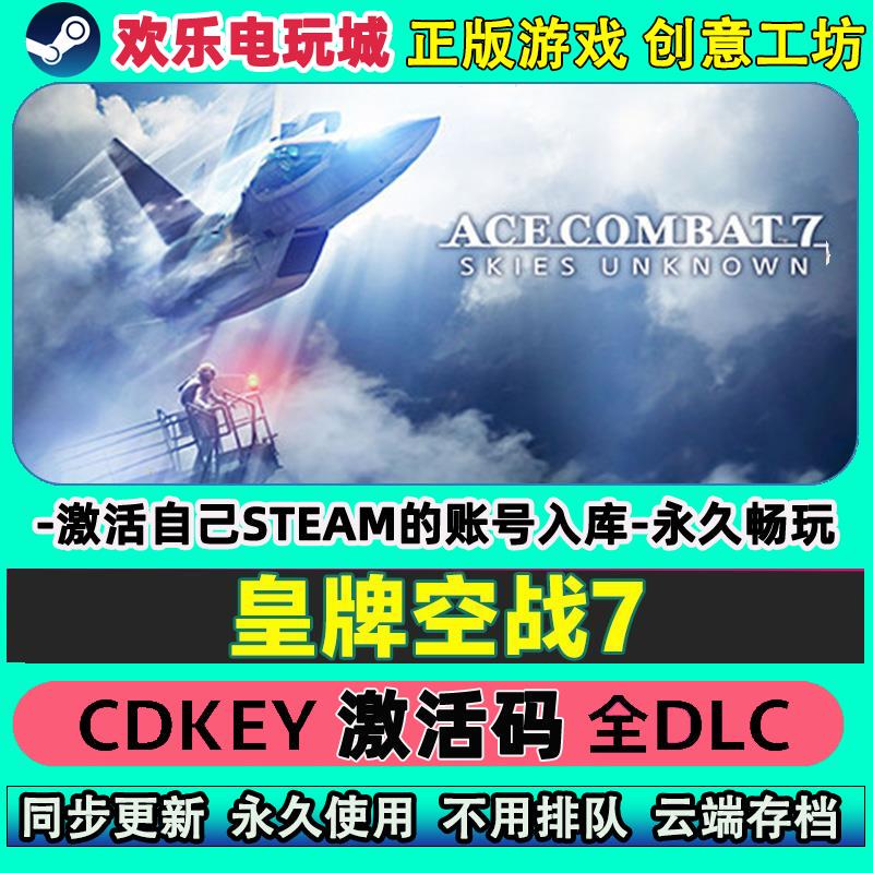 Ace Combat 7 Steam Game ™   7 Activation Codes and Cdkeys for All Dlc Games in the Library