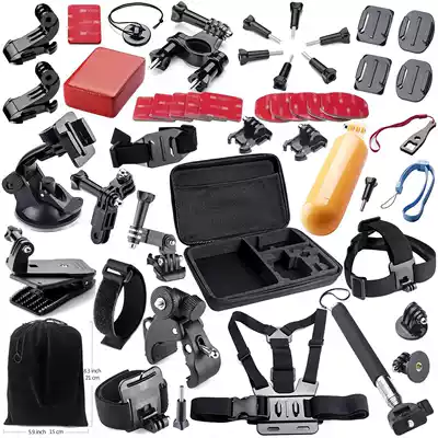 Suitable for Gopro set Sports camera accessories hero5 4 3 headband Chest strap Outdoor sports 4-piece set