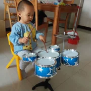 Trống lớn đồ chơi trẻ em người mới bắt đầu trống jazz nhạc cụ đồ chơi 1-3-6-9 tuổi - Nhạc cụ phương Tây