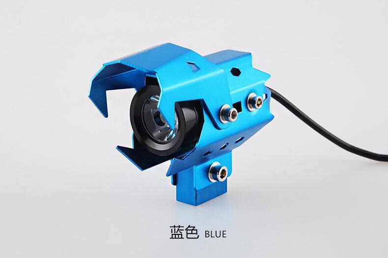 Nhôm spotlight xe máy led ánh sáng xe điện siêu sáng đèn pha sửa đổi U8 laser súng xe đèn rogue đèn - Đèn xe máy đèn xe wave