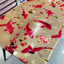 Pvc tablecloth waterproof oil-proof anti-scalding non-slip soft glass tablecloth fresh table mat tea table mat tablecloth garden fabric