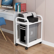 Computer Host Placement Cabinet Office Removable Printer Desktop Multilayer Case Landing Bay