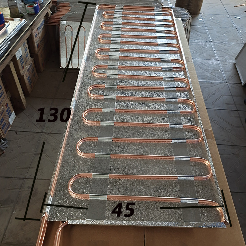 Refrigerator evaporator fresh-keeping evaporation plate pure copper display cabinet evaporator 40*11040*12045*11045*120