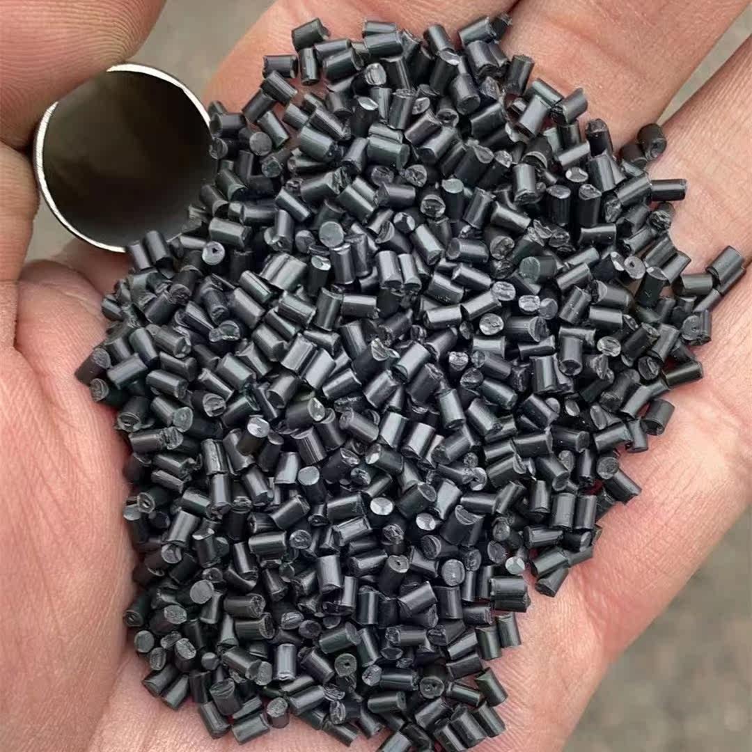 Supply back material Ps shock 8 black recycled pellets Factory direct sales Price concessions ample supply
