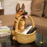 Ключ входа на крыльцо и хранение украшений творческая собака гостиная чай несколько продуктов и разных предметов