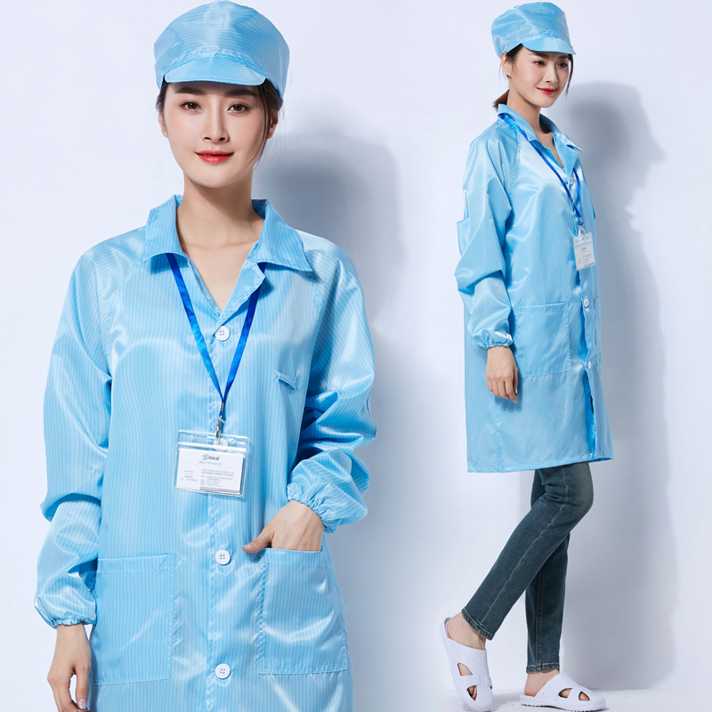 Electrostatic clothes in the beginning of salt anti-static work clothes dust-free clothes for men and women dust-proof clothes