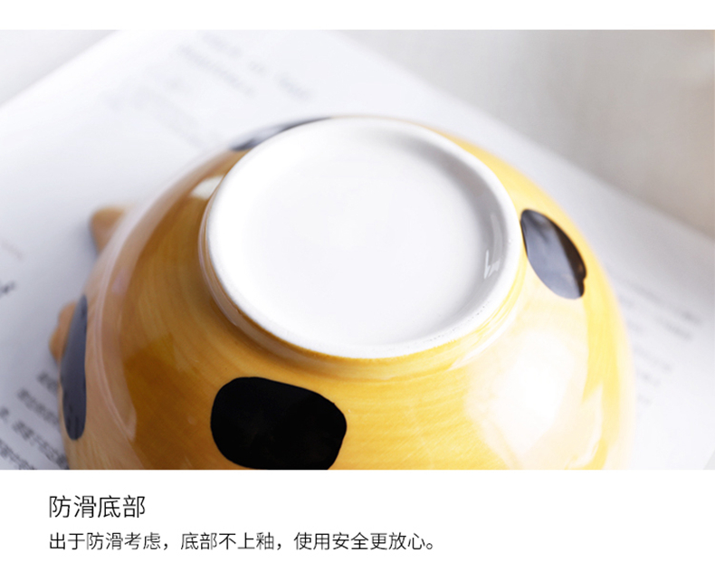 Jingdezhen express animals creative ceramic tableware children cartoon baby food bowl bowl bowl dish breakfast tray