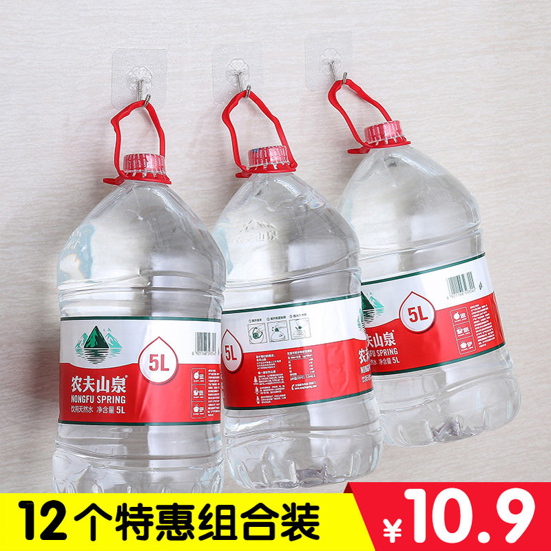 Hook powerful adhesive glued to wall wall-mounted bearing suction cup kitchen hook without mark adhesive door rear stainless steel adhesive door