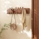 Piano Key-Shaped Wooden Coat Rack, Wall-Mounted Hook for Entryway, Wall Hook for Hanging Clothes Behind the Door