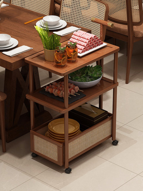 Hot Pot and Barbecue Restaurant Storage Rack, Movable Restaurant Serving Rack, Integrated Storage Cabinet, Sideboard, 2026 New Popular Model
