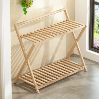 Flower Stand Storage Rack Balcony Flower Stand Living Room Floor-Standing Courtyard Succulent Flower Pot Holder Display Rack 2024 New Model