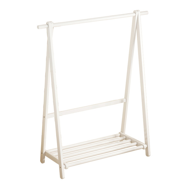 Solid Wood Coat Rack, Foldable, for Bedroom Use, New Model, Simple Clothes Hanger, Clothes Drying Rack, Popular Online