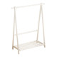 Solid Wood Coat Rack, Foldable, for Bedroom Use, New Model, Simple Clothes Hanger, Clothes Drying Rack, Popular Online
