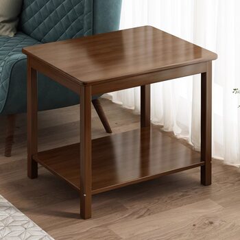 Simple Small Coffee Table for Small Apartments, Living Room Study Table, Modern Home Use, Bay Window Square Sofa Side Table, Small Side Table