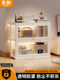 Simple Integrated Bookshelf, Floor-Standing Acrylic Display Cabinet, Bookcase, Model Storage, Multi-Functional Storage Rack, Multi-Layer