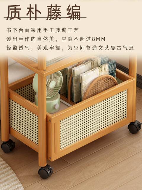 Movable Tea Cabinet Trolley Sofa Bedside Table Multi-Layer Storage Rack for Living Room Snack Rack