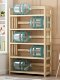 All Solid Wood Bookshelf Floor-Standing Storage Rack Bookcase Home Integrated Office Wall-Mounted Vertical Pine Storage Cabinet
